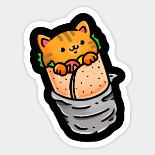 Purrito Sticker